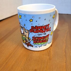 Funny santa christmas mug